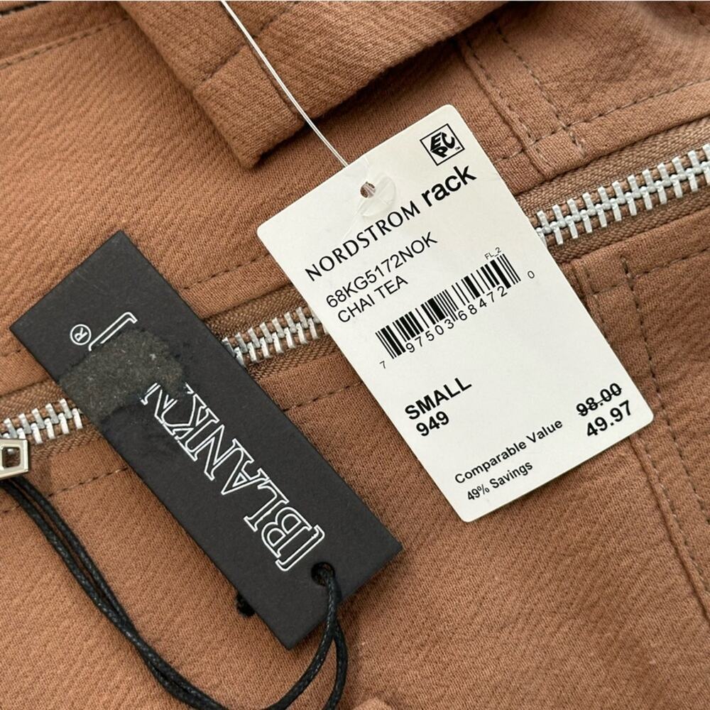 NWT | BlankNYC | Textured Moto Tan Jacket | Chai Tea | Small - Picture 7 of 16